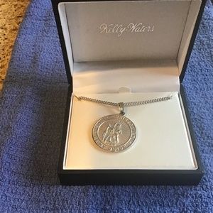 Kelly Waters Silver Saint Christopher necklace